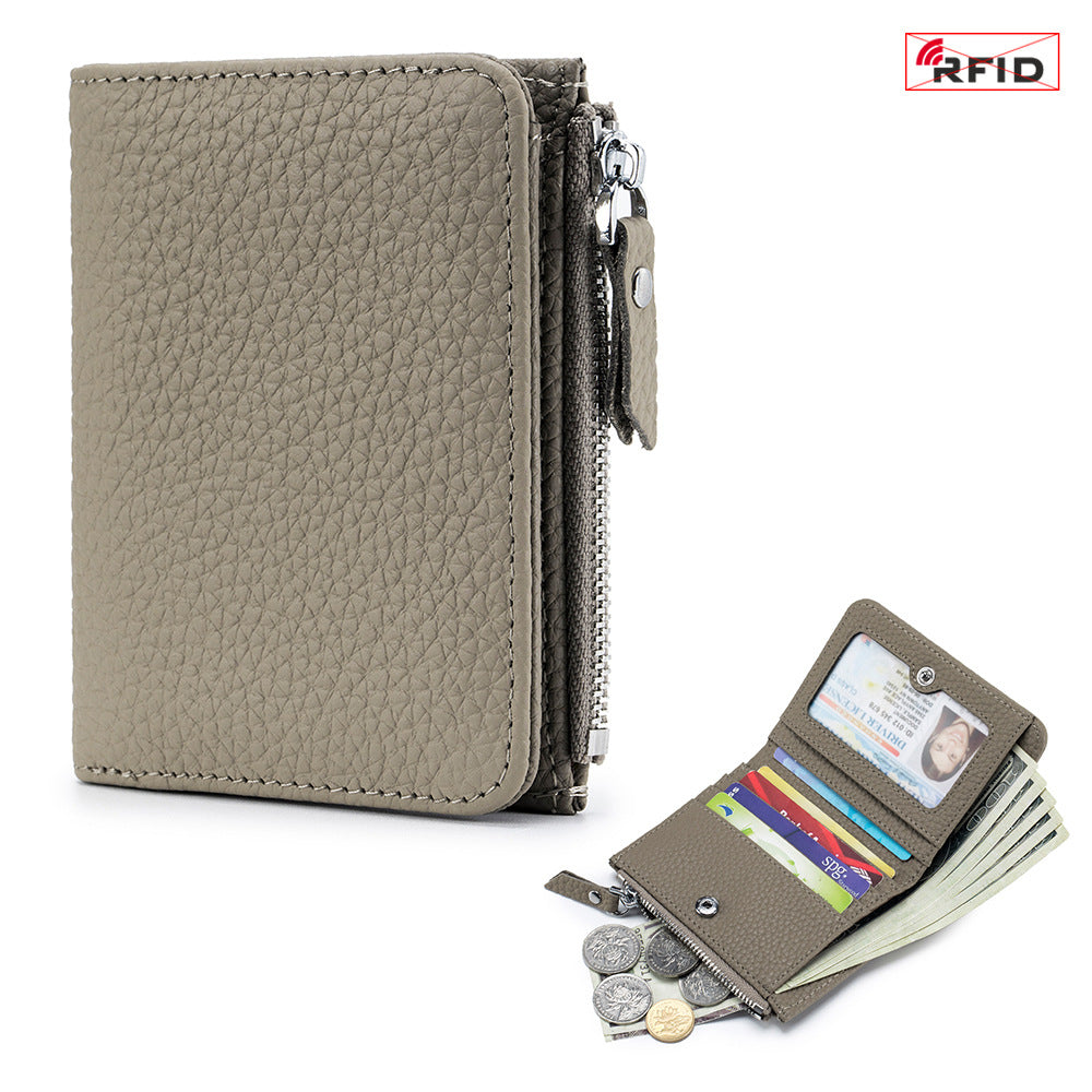 Ultra Slim RFID Blocking Wallet Women N6D020