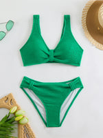 Load image into Gallery viewer, Solid Color Bikini Swimsuit Set Women N6C286