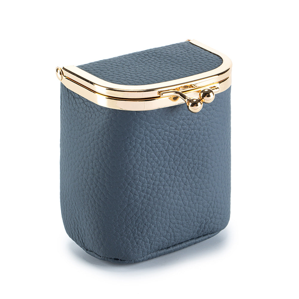 Women's Top-Grain Leather Lipstick Purse N6J231