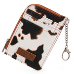 Load image into Gallery viewer, Retro Cow Card Holder Wallet PU Slim Minimalist N6G054