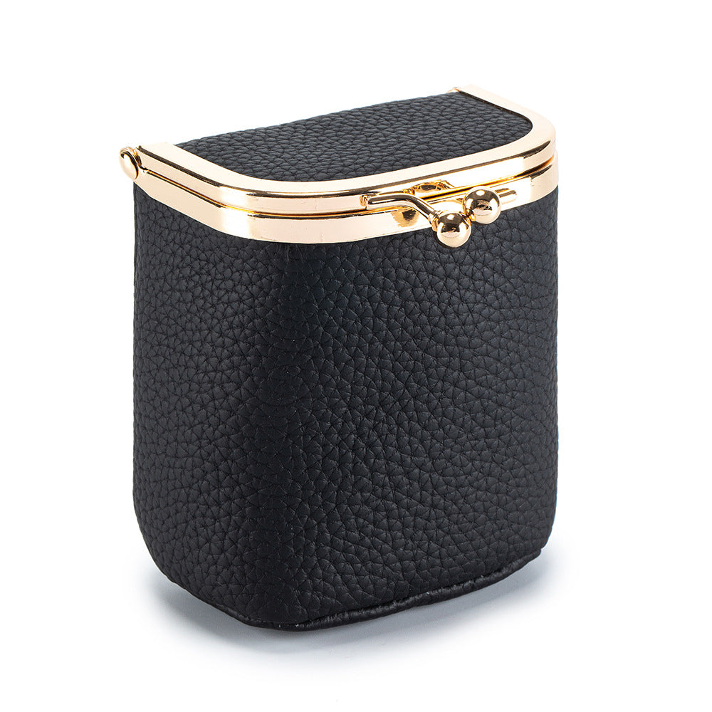 Women's Top-Grain Leather Lipstick Purse N6J231