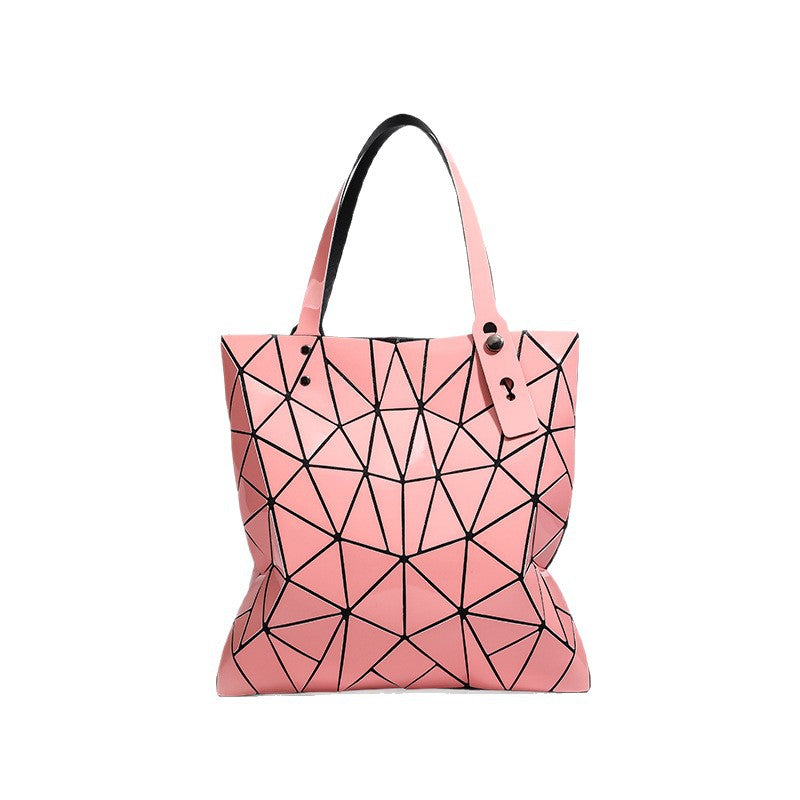 Geometric Sequin Tote PVC Partitioned Organizer S5P306