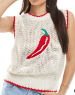 Load image into Gallery viewer, Chili Knit Vest Sleeveless Pullover Lightweight N5Z292
