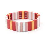 Load image into Gallery viewer, Cuboid Cuff Enamel Steel Chromatic Stackable Layers S5P078

