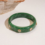 Load image into Gallery viewer, Acrylic Bracelet Rhinestone Colorful Cuff Bangle N6F045