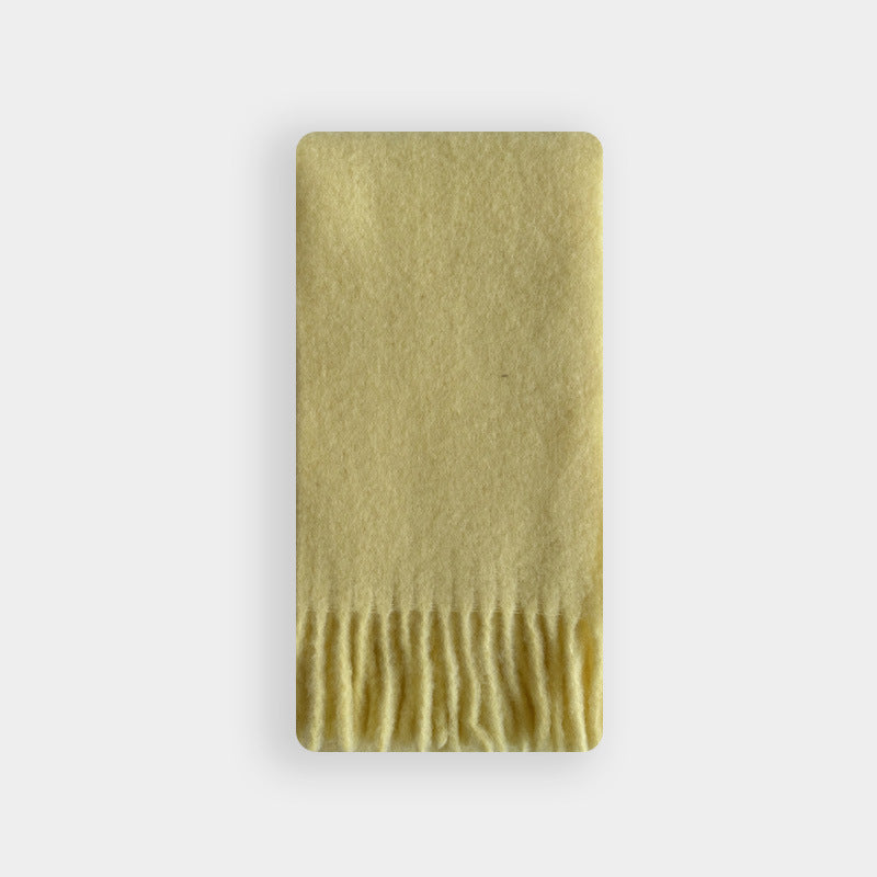 Luxury Blend Fringe Scarf  M5A139
