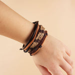 Load image into Gallery viewer, Leather Braided Bracelet S5P602