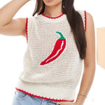 Load image into Gallery viewer, Chili Knit Vest Sleeveless Pullover Lightweight N5Z292
