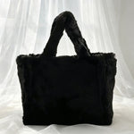 Load image into Gallery viewer, Women's Plush Large Tote Handbag N6J176