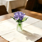 Load image into Gallery viewer, Handmade Glass Rose Tulip Bouquet Crystal Vase Decor N6G007