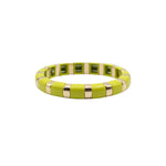 Load image into Gallery viewer, Semi Circle Bead Bangle Alloy Vitreous Enamel S5P266