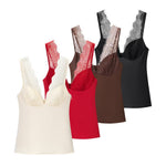 Load image into Gallery viewer, Lace Satin Camisole Top Women N6C262