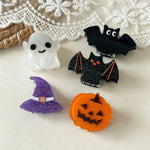 Load image into Gallery viewer, Halloween Pumpkin Bat Ghost Cat Acrylic Claw Clip N6H201