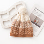 Load image into Gallery viewer, Cable Knit Pure Wool Beanie with Pom Pom M5A142