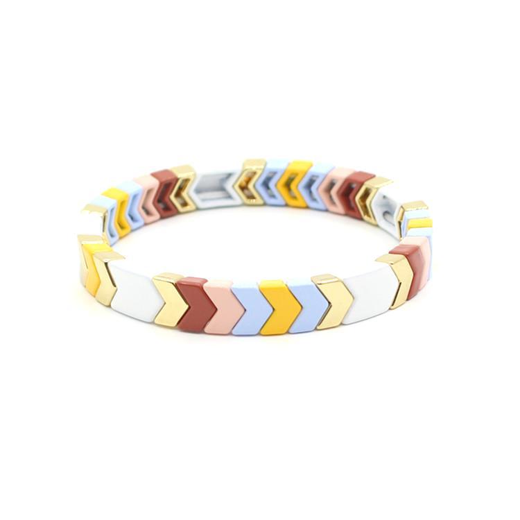 Macaron Pastel Arrow Beads Bracelet S5P042