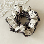 Load image into Gallery viewer, Floral Lace Bandana Scrunchie Women N6D002
