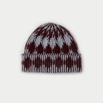 Load image into Gallery viewer, Unisex Wool Blend Diamond Colorblock Knit Beanie N6J106