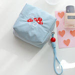 Load image into Gallery viewer, Womens Mushroom Embroidered Polyester Cosmetic Bag N6K118