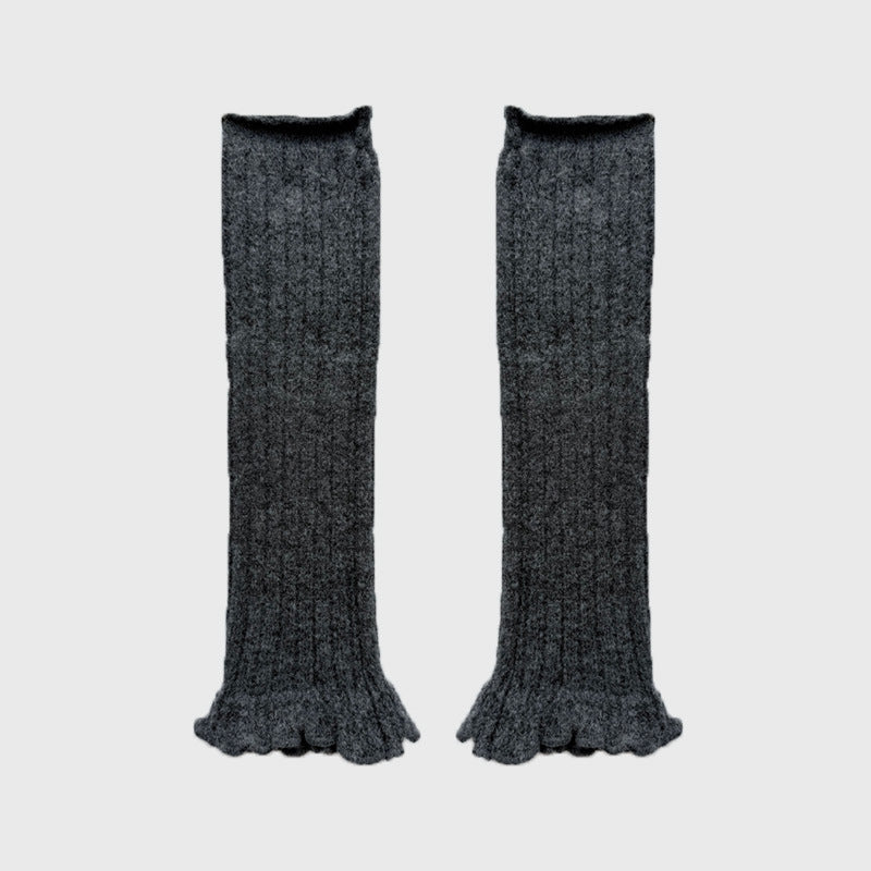 Lace Trim Ballet-Inspired Leg Warmers  M5A131