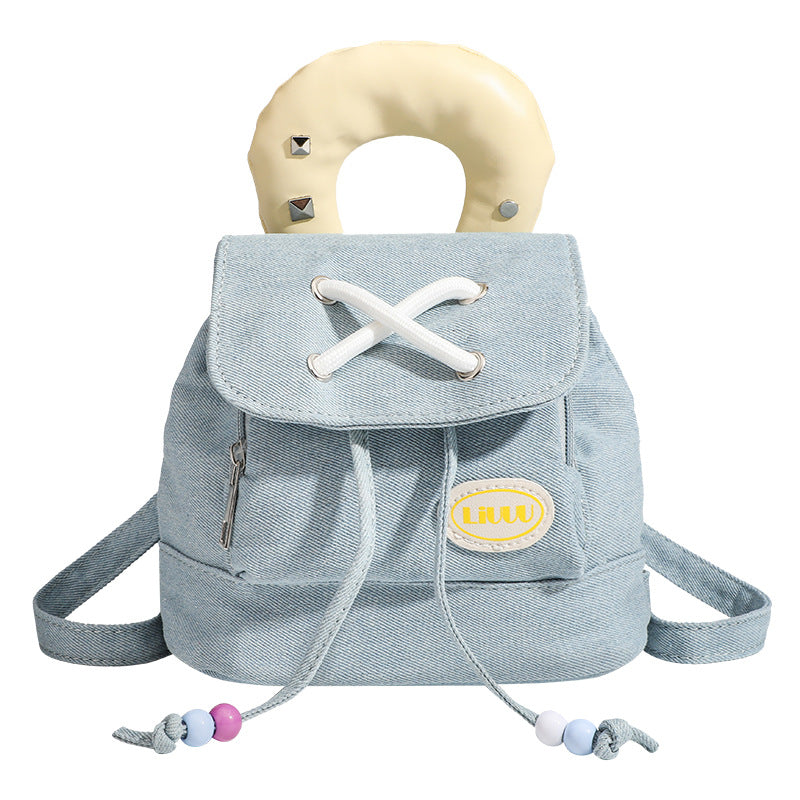 Denim Backpack Poly Cotton Blend S5P311