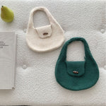 Load image into Gallery viewer, Soft Plush Knit Handbag Women Small Tote N6H314