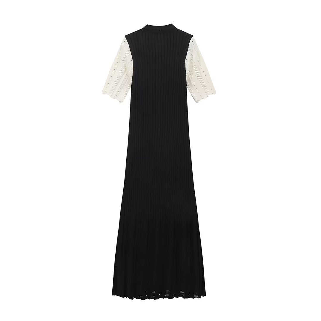 Button Knit Dress Essential Lightweight N5Z367