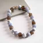 Load image into Gallery viewer, Acrylic Ombré Beaded Choker Statement Necklace N6H067