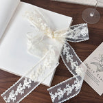 Load image into Gallery viewer, Retro Lace Scarf Headband Long 1.5m French N6C005