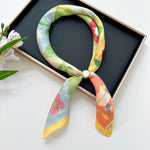 Load image into Gallery viewer, Women's Faux Silk Pearl Magnetic Neck Scarf N6J151