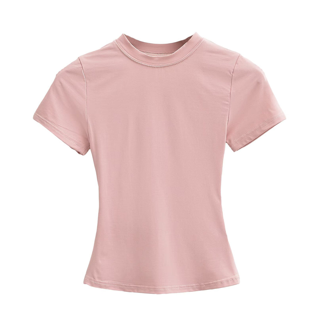 Polka Dot Fitted T-shirt Women N6D087