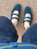 Load image into Gallery viewer, Sporty Double Strap Mary Jane Flat Shoes Women N6C143