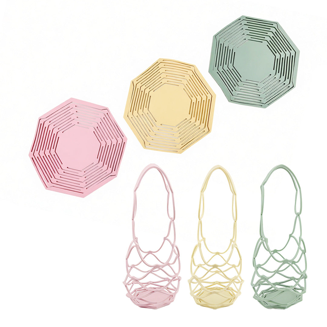Silicone 2-in-1 Coaster Storage Bag Large Cup Carrier N6G055