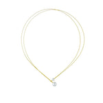 Load image into Gallery viewer, Mother-Daughter Pearl Double Layer Floating Choker N6H162