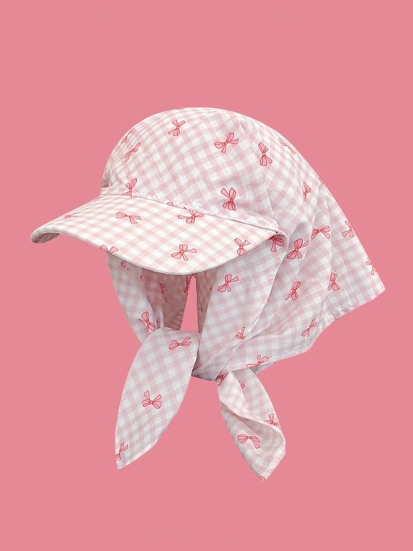 Bow Triangle Bandana Cap Women N6C366