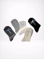 Load image into Gallery viewer, Bow Heart Mid-Calf Socks Women N6C153