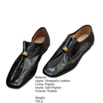 Load image into Gallery viewer, Vintage Square Toe Pleated Loafers Women Chunky Heel N6G241