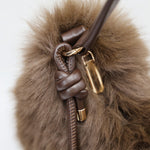 Load image into Gallery viewer, Women's Plush Crescent Shoulder Bag N6J117