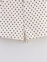 Load image into Gallery viewer, Dot Seersucker Blazer and Shorts Set Women N6C269