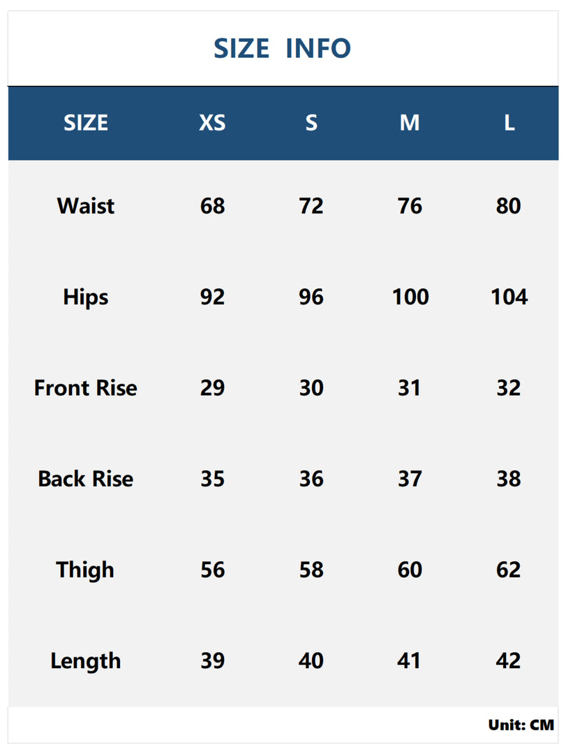 Mid-Rise Denim Shorts Women Office Casual Slim Fit N6F002