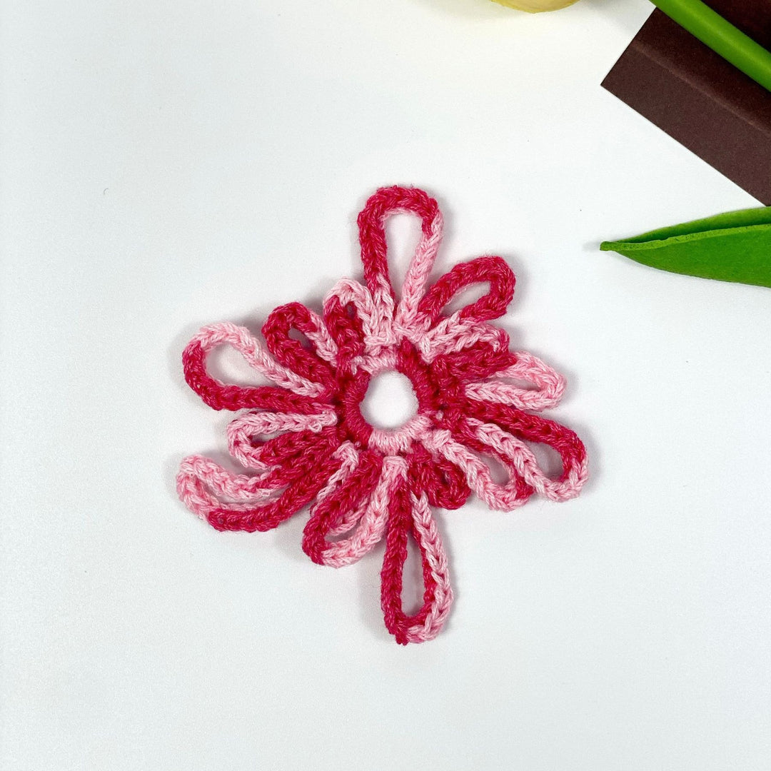 DIY Ribbon Bow Button Flower Craft Party Decor N6G118