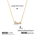 Load image into Gallery viewer, French Style Envelope Letter Necklace Women N6D503