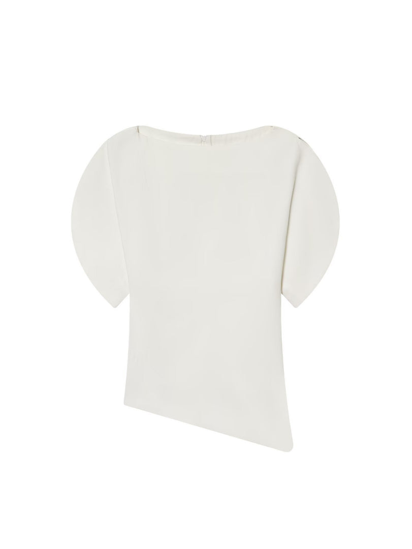 Designer Round Neck Puff Short Sleeve T-Shirt Women N6C267