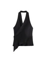Load image into Gallery viewer, Halter Neck Satin Camisole Women N6C264