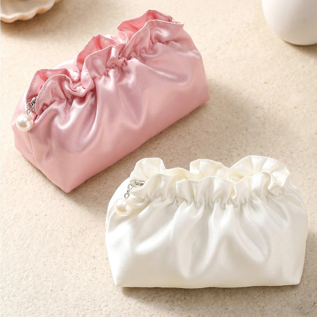 Wrinkle Cloud Makeup Bag Portable Cosmetic Organizer N6F039
