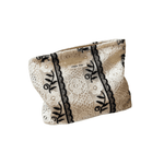 Load image into Gallery viewer, Beige Lace Embroidered Cotton Organizer Canvas Lining S5P331
