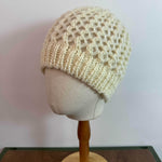 Load image into Gallery viewer, Vintage Hollow Knit Beanie Oversize Face Slimming N6H231