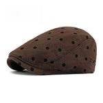 Load image into Gallery viewer, Faux Suede Newsboy Cap Women Retro Beret N6G205