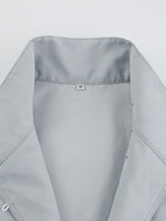 Load image into Gallery viewer, Mandarin Collar Office White Shirt Women N6C135