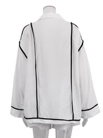 Load image into Gallery viewer, Loose Lapel Cardigan and Wide Leg Shorts Set N6D110