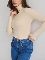 Load image into Gallery viewer, High Neck Knit Base Layer Top Women Slim Fit N6H320